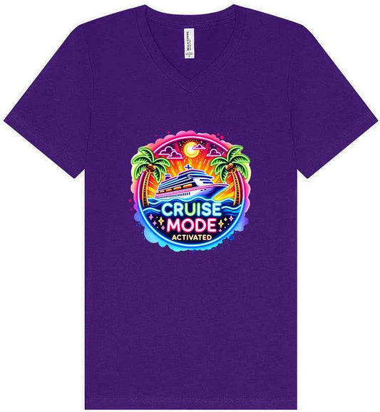 Cruise Mode Activated Unisex V-Neck Shirt