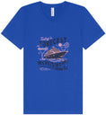 Load image into Gallery viewer, Cruising with a Chance of Drinking Unisex V-Neck Shirt
