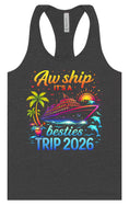 Load image into Gallery viewer, Besties Trip Cruise 2026 Women's Racerback Tank
