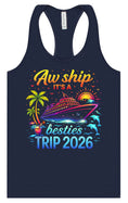Load image into Gallery viewer, Besties Trip Cruise 2026 Women's Racerback Tank
