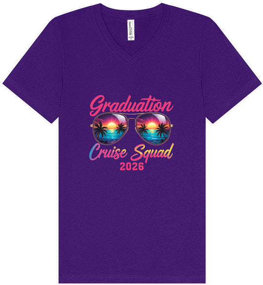 Graduation Squad 2026 Unisex V-Neck Shirt