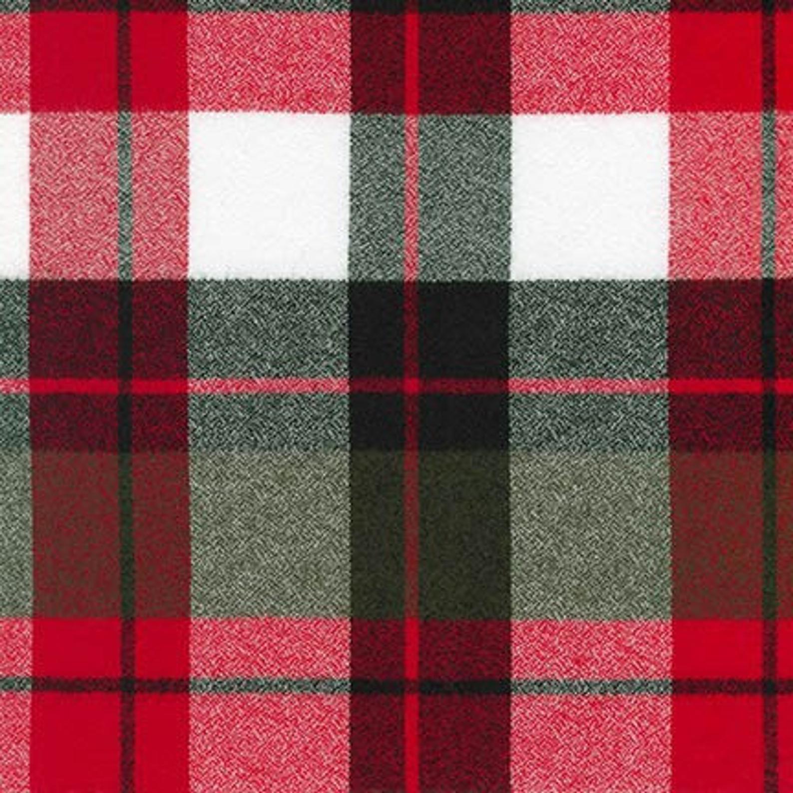 Plaid Dog Bandana | Luxe Flannel dog bandana is Reversible | Christmas Bandana Gift - Southlake Paws