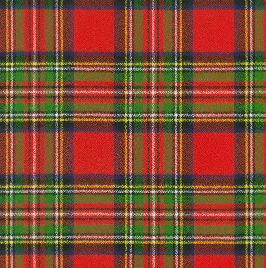 Christmas Bandana - Red Plaid Tartan Dog Bandana  - WE WOOF YOU A MERRY CHRISTMAS - Southlake Paws