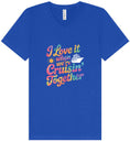 Load image into Gallery viewer, Tie Dye Cruisin' Together Unisex V-Neck Shirt
