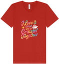 Load image into Gallery viewer, Tie Dye Cruisin' Together Unisex V-Neck Shirt
