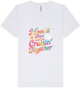 Load image into Gallery viewer, Tie Dye Cruisin' Together Unisex V-Neck Shirt
