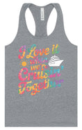 Load image into Gallery viewer, Tie Dye Cruisin' Together Women's Racerback Tank
