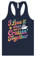 Load image into Gallery viewer, Tie Dye Cruisin' Together Women's Racerback Tank
