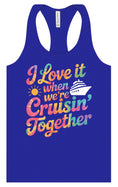 Load image into Gallery viewer, Tie Dye Cruisin' Together Women's Racerback Tank
