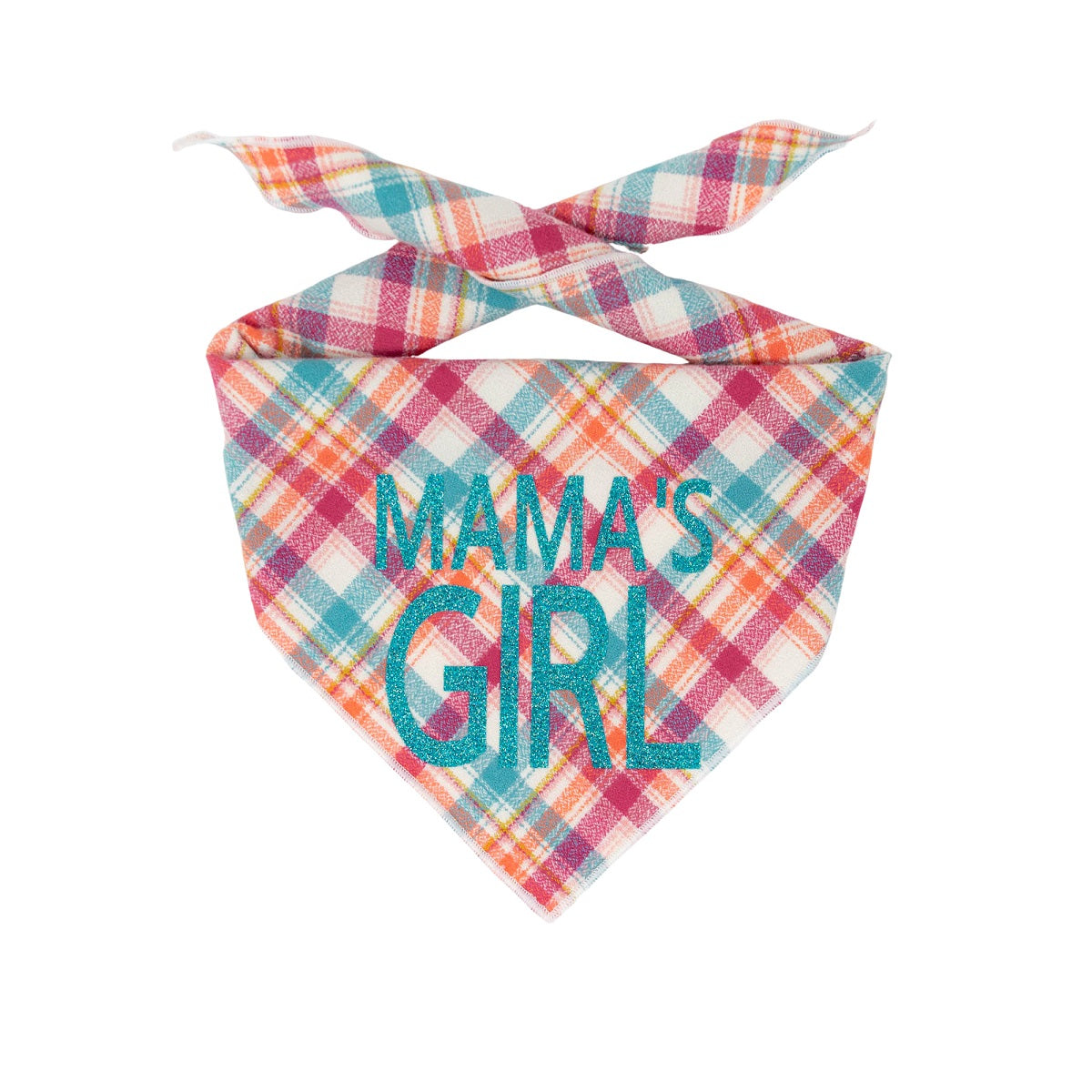 Fall, Winter Plaid Dog Bandana | Luxe Flannel dog bandana is Reversible | Mama's Girl - Southlake Paws