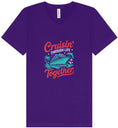 Load image into Gallery viewer, Cruisin' Through Life Together Unisex V-Neck Shirt
