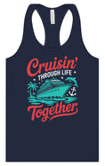 Load image into Gallery viewer, Cruisin' Through Life Together Women's Racerback Tank
