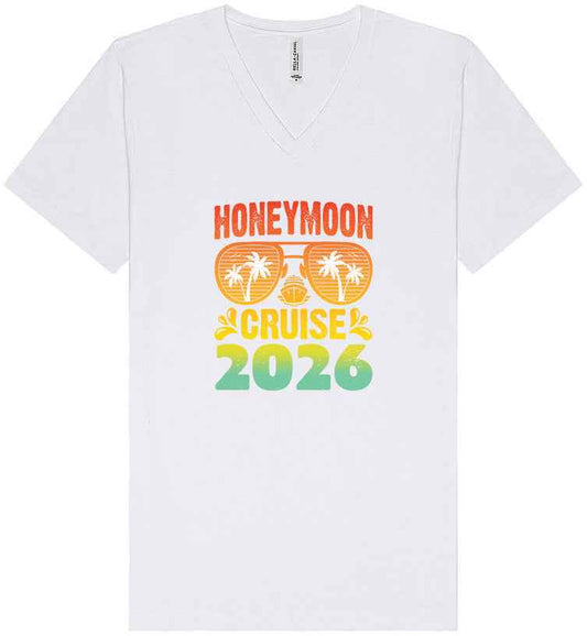 Honeymoon Cruise 2026 Unisex V-Neck Shirt