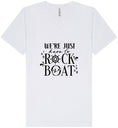 Load image into Gallery viewer, Just Here to Rock the Boat Unisex V-Neck Shirt
