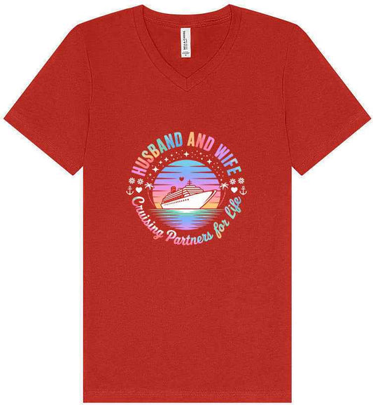 Cruising Partners for Life Unisex V-Neck Shirt