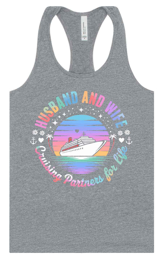 Cruising Partners for Life Women's Racerback Tank