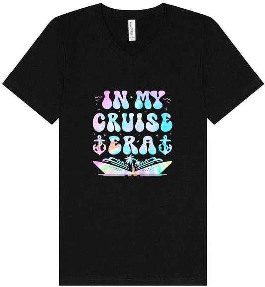 Tie Dye In My Cruise Era Unisex V-Neck Shirt