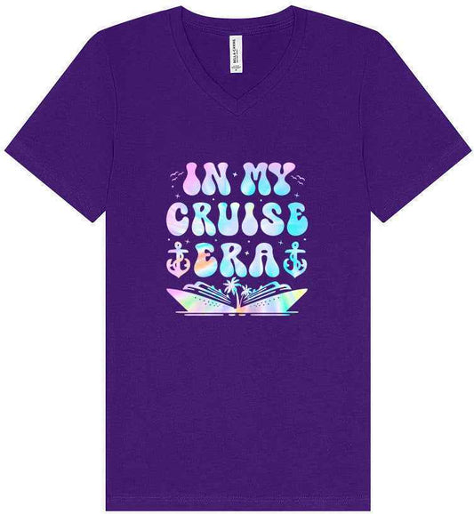 Tie Dye In My Cruise Era Unisex V-Neck Shirt