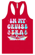 Load image into Gallery viewer, Tie Dye In My Cruise Era Women's Racerback Tank
