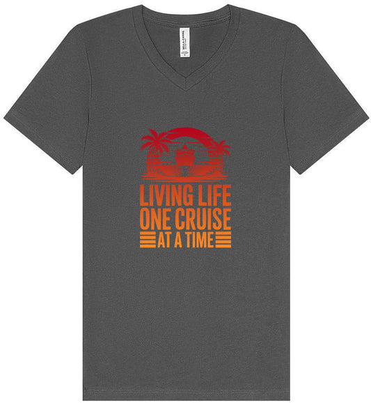 One Cruise at a Time Unisex V-Neck Shirt