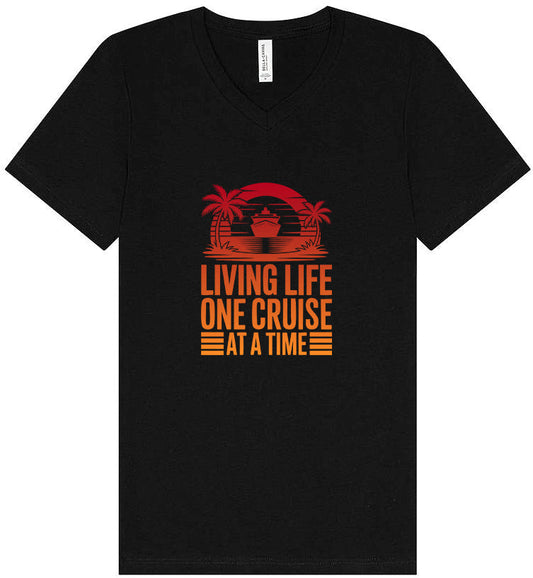One Cruise at a Time Unisex V-Neck Shirt