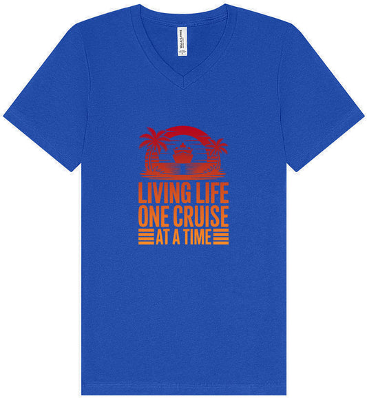 One Cruise at a Time Unisex V-Neck Shirt