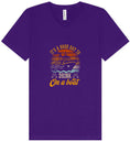 Load image into Gallery viewer, Drink on a Boat Unisex V-Neck Shirt
