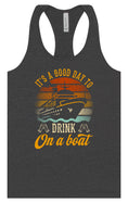 Load image into Gallery viewer, Drink on a Boat Women's Racerback Tank
