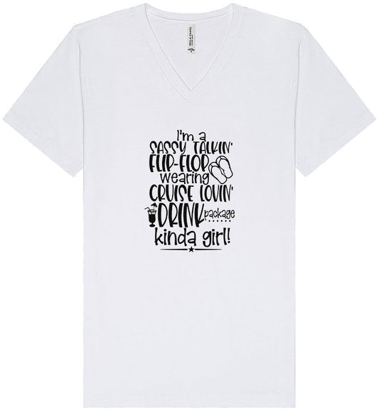 Cruise Lovin' Girl Unisex V-Neck Shirt