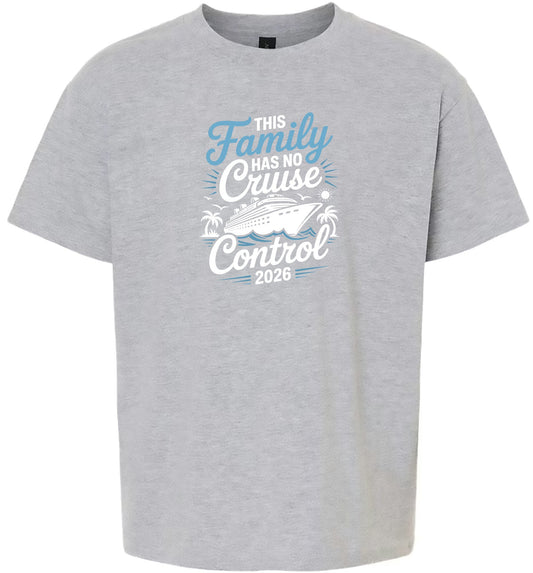 No Cruise Control 2026 Children's Gildan Soft Shirt