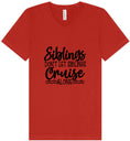 Load image into Gallery viewer, Siblings Don't Cruise Alone Unisex V-Neck Shirt
