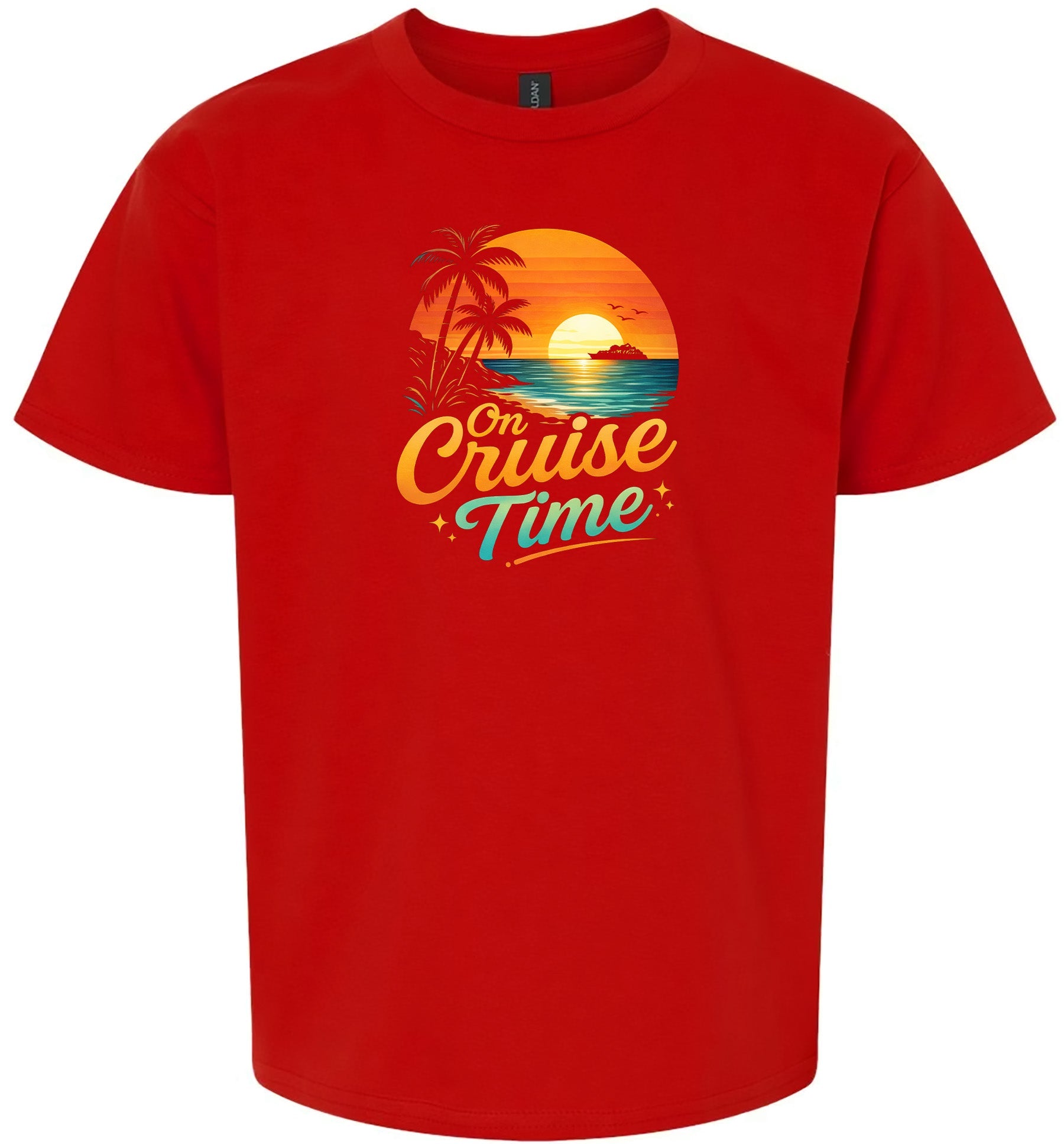 On Cruise Time Children's Gildan Soft Shirt