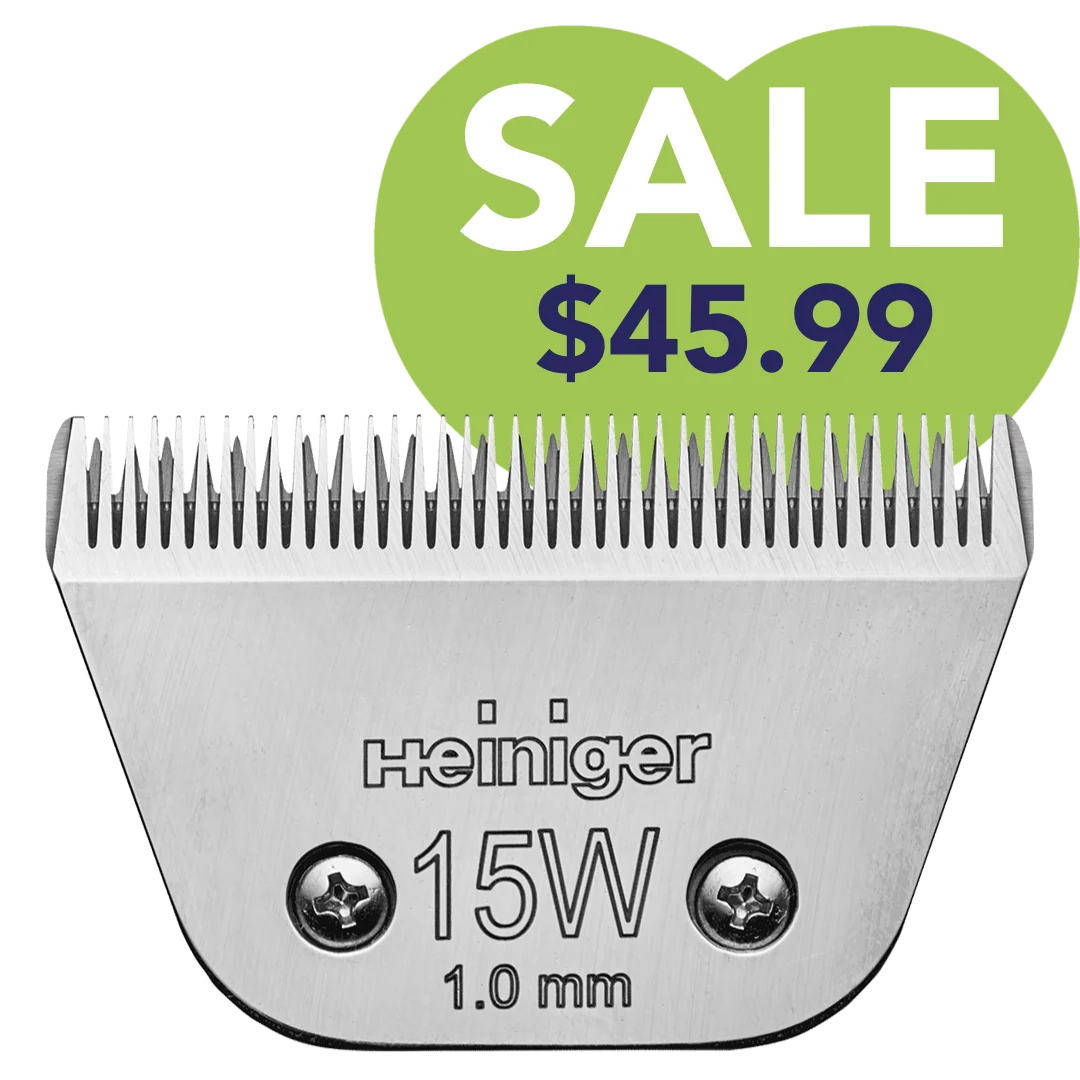 Pet #15W Clipper Blade 1.0 mm by Heiniger