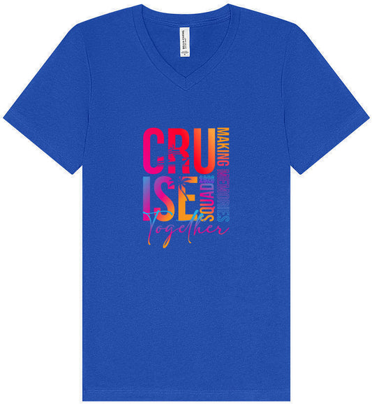 Retro Cruise Together 2026 Unisex V-Neck Shirt