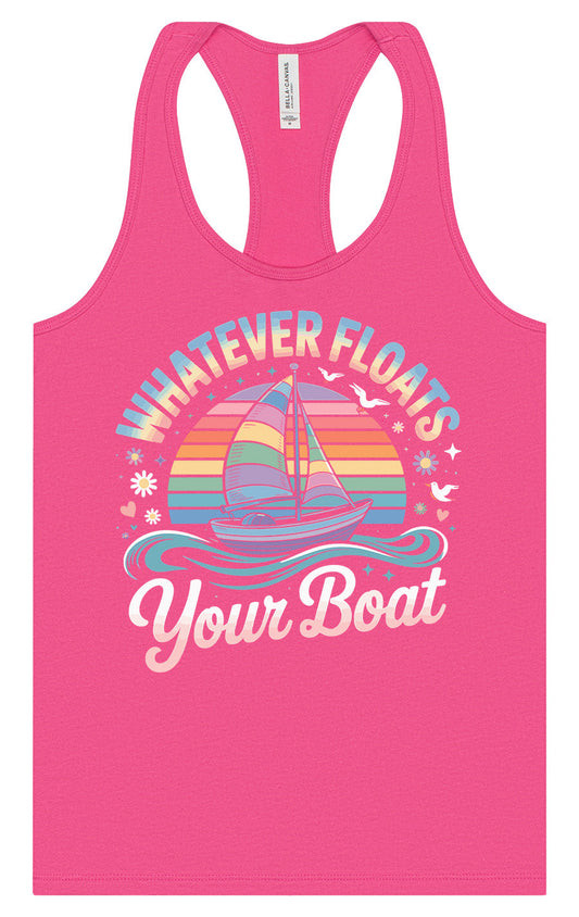 Whatever Floats Your Boat Women's Racerback Tank