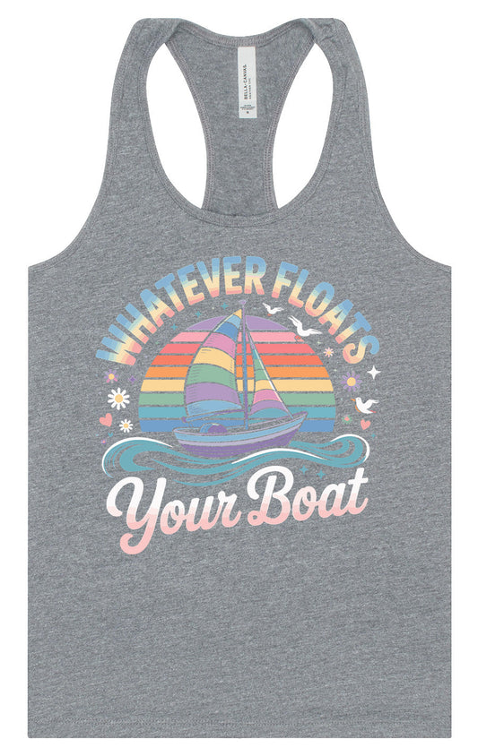 Whatever Floats Your Boat Women's Racerback Tank