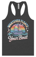 Load image into Gallery viewer, Whatever Floats Your Boat Women's Racerback Tank

