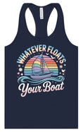 Load image into Gallery viewer, Whatever Floats Your Boat Women's Racerback Tank
