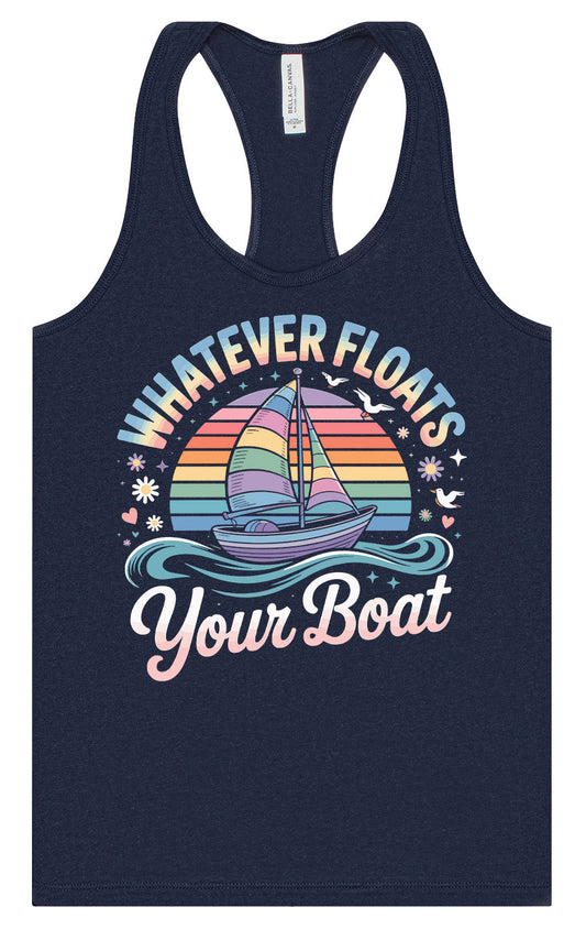 Whatever Floats Your Boat Women's Racerback Tank