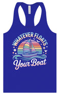 Load image into Gallery viewer, Whatever Floats Your Boat Women's Racerback Tank
