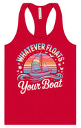 Load image into Gallery viewer, Whatever Floats Your Boat Women's Racerback Tank
