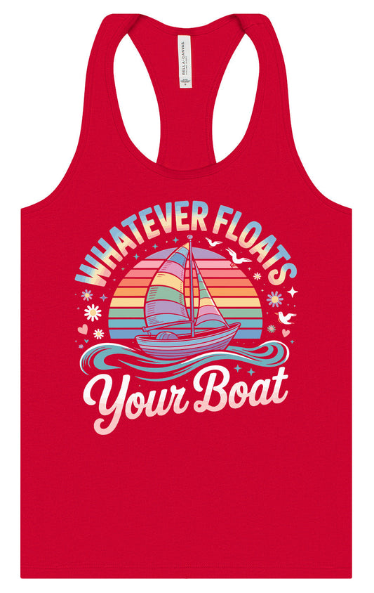 Whatever Floats Your Boat Women's Racerback Tank