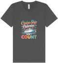 Load image into Gallery viewer, Cruise Ship Calories Don't Count Unisex V-Neck Shirt
