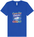 Load image into Gallery viewer, Cruise Ship Calories Don't Count Unisex V-Neck Shirt
