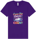 Load image into Gallery viewer, Cruise Ship Calories Don't Count Unisex V-Neck Shirt
