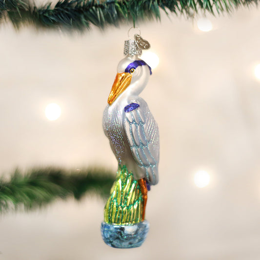 Great Blue Heron Ornament - Southlake Paws