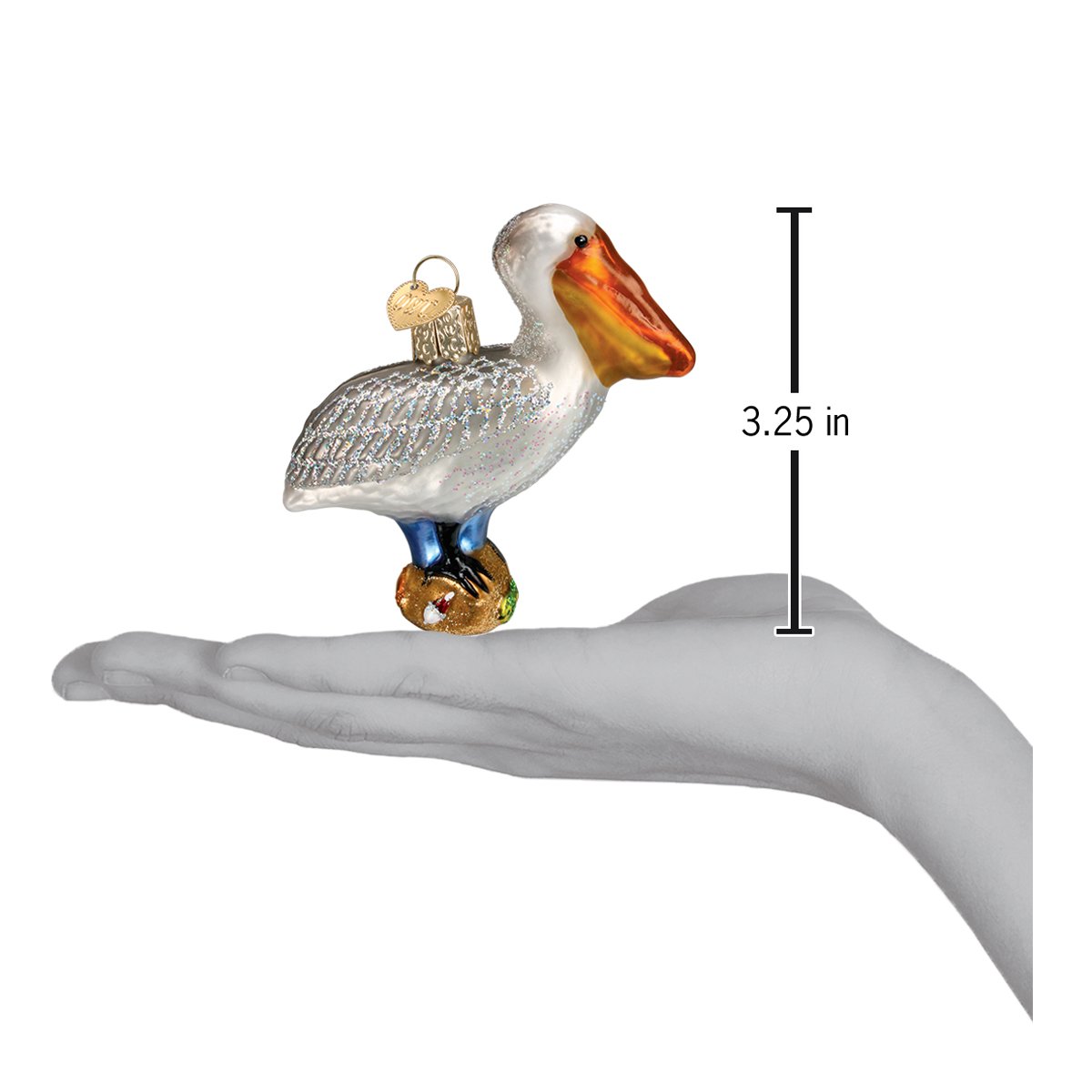 Pelican Ornament - Southlake Paws