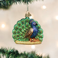 Load image into Gallery viewer, Proud Peacock Christmas Ornament - Southlake Paws
