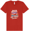 Load image into Gallery viewer, Making Memories, One Cruise at a Time Unisex V-Neck Shirt
