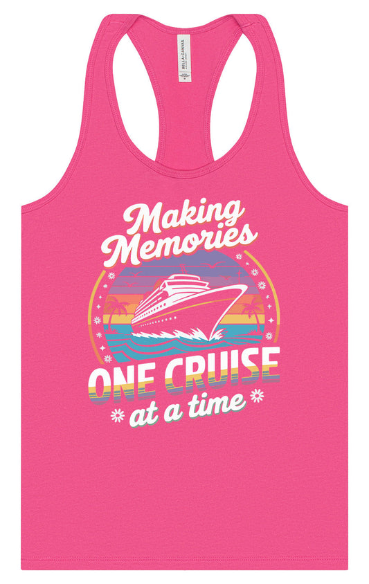 Making Memories, One Cruise at a Time Women's Racerback Tank
